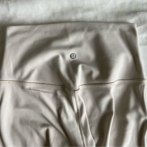 lululemon align pant 28” in white opal